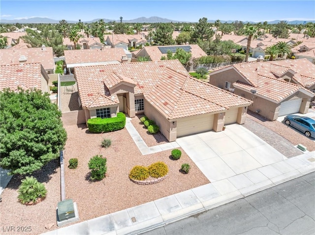 5704 Owl Butte Ct, Las Vegas, NV 89149 - aerial perspective of suburban area featuring a mountainous background