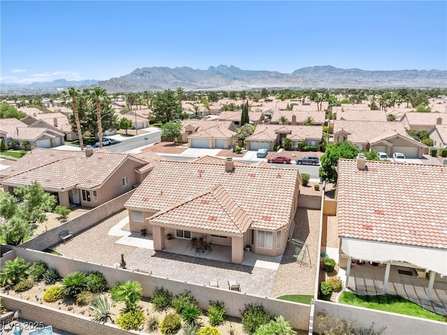 5704 Owl Butte Ct, Las Vegas, NV 89149 - aerial perspective of suburban area featuring mountains