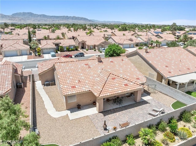 5704 Owl Butte Ct, Las Vegas, NV 89149 - aerial view of residential area with a mountainous background
