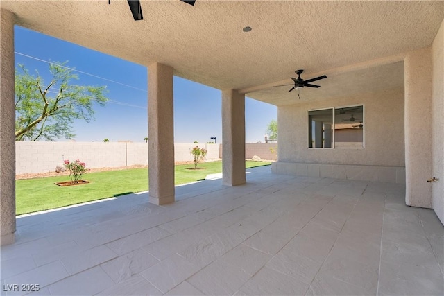 1136 Casady Hollow Ave, Henderson, NV 89012 - view of patio / terrace with a ceiling fan