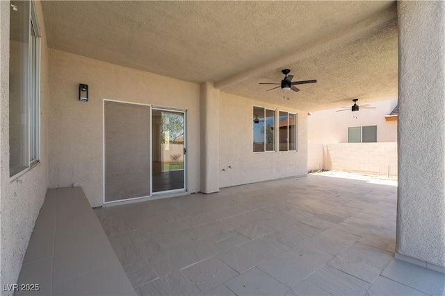 1136 Casady Hollow Ave, Henderson, NV 89012 - view of patio / terrace with a ceiling fan
