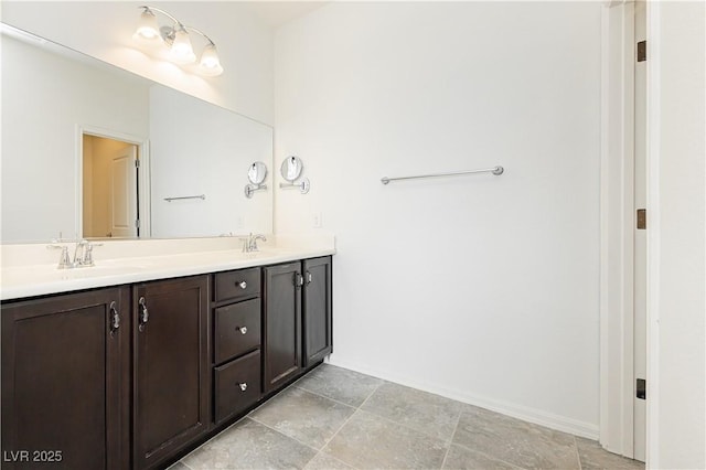 1185 Via Dimartini, Henderson, NV 89052 - full bath with double vanity and baseboards