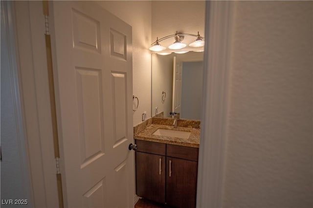 185 Camrose St, Henderson, NV 89074 - bathroom with a textured wall and vanity