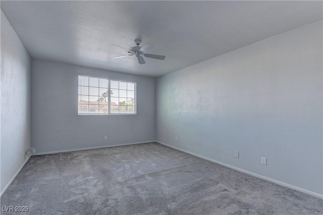 7968 Lisa Dawn Ave, Las Vegas, NV 89147 - spare room with ceiling fan, carpet flooring, and baseboards