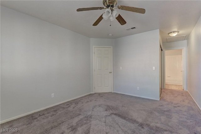 7968 Lisa Dawn Ave, Las Vegas, NV 89147 - carpeted spare room featuring baseboards and a ceiling fan