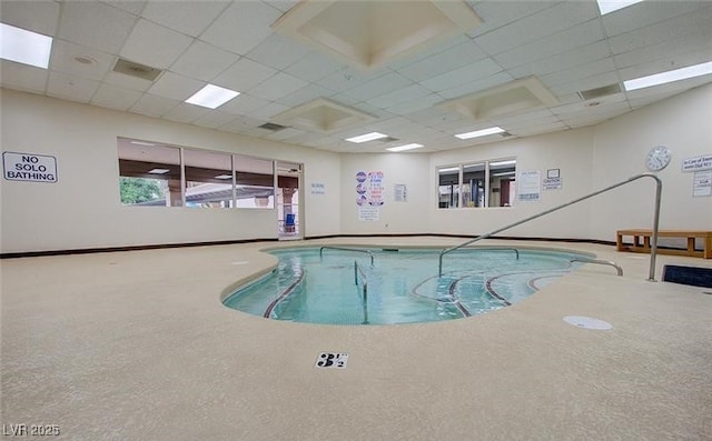 2925 Lotus Hill Dr, Las Vegas, NV 89134 - view of indoor pool