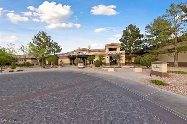 2925 Lotus Hill Dr, Las Vegas, NV 89134 - mediterranean / spanish home with stucco siding and a tile roof