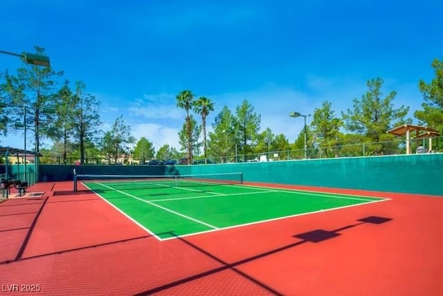 2925 Lotus Hill Dr, Las Vegas, NV 89134 - view of tennis court featuring community basketball court