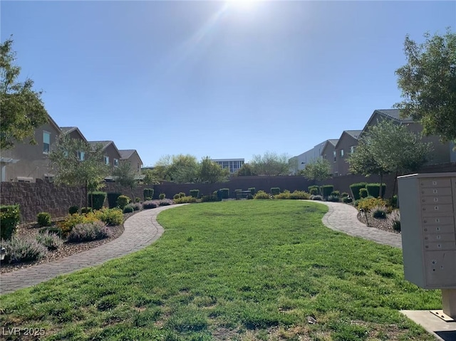 8793 Candelabra Ct, Las Vegas, NV 89148 - view of yard with mail area and a residential view