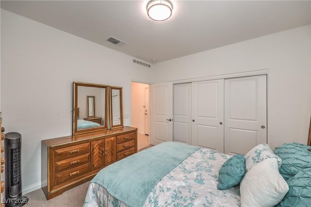 2114 Thelen Ave, North Las Vegas, NV 89086 - bedroom featuring a closet, carpet flooring, and baseboards