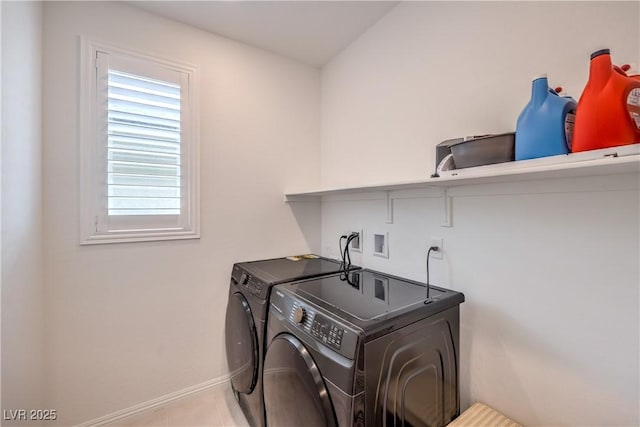 2114 Thelen Ave, North Las Vegas, NV 89086 - washroom featuring independent washer and dryer and baseboards