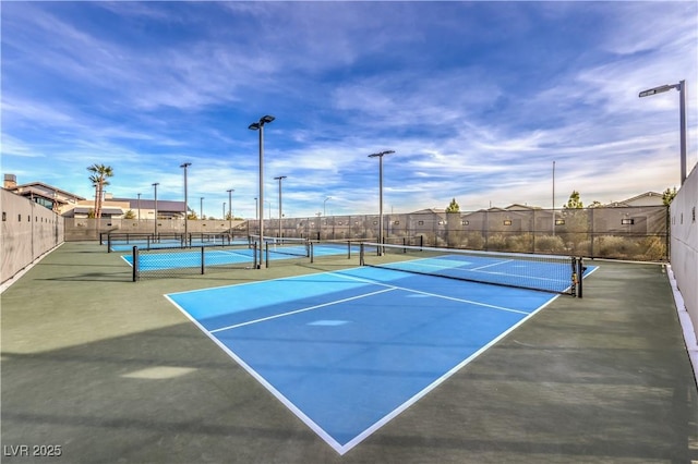 2114 Thelen Ave, North Las Vegas, NV 89086 - view of tennis court with a residential view