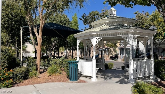 8218 Golden Flowers St, Las Vegas, NV 89139 - view of property's community featuring a gazebo
