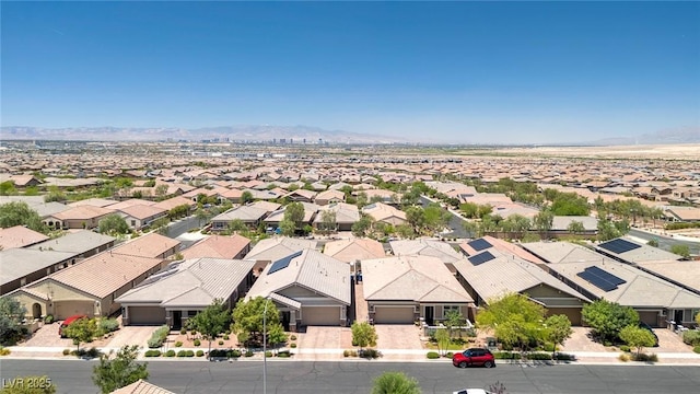 379 Mano Destra Ln, Henderson, NV 89011 - aerial view of residential area featuring a mountainous background