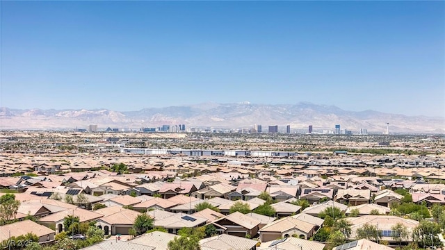 379 Mano Destra Ln, Henderson, NV 89011 - aerial view of a mountain backdrop