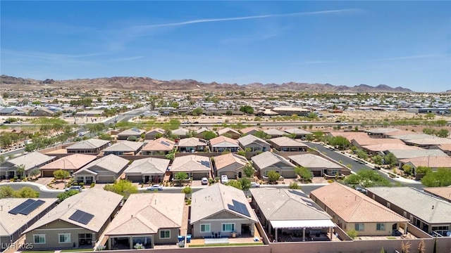 379 Mano Destra Ln, Henderson, NV 89011 - aerial perspective of suburban area with mountains