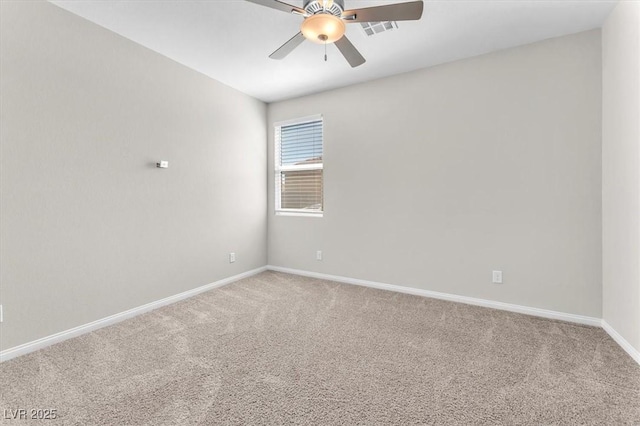 4510 Rubious Ave, North Las Vegas, NV 89084 - unfurnished room featuring a ceiling fan, carpet flooring, and baseboards