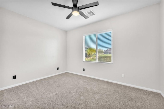 4510 Rubious Ave, North Las Vegas, NV 89084 - carpeted spare room featuring ceiling fan and baseboards