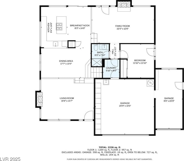 1611 Buffalo Trail Dr, Henderson, NV 89014 - room layout