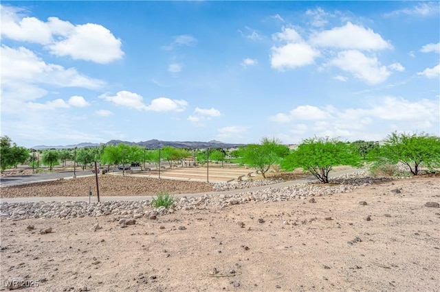 1611 Buffalo Trail Dr, Henderson, NV 89014 - view of yard with a mountain view