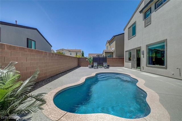 1321 Hudson Creek Pl, North Las Vegas, NV 89084 - view of pool with a patio area and a fenced backyard
