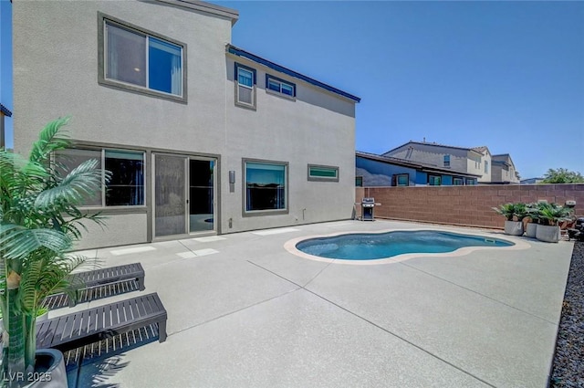 1321 Hudson Creek Pl, North Las Vegas, NV 89084 - view of pool with a patio area and a fenced backyard
