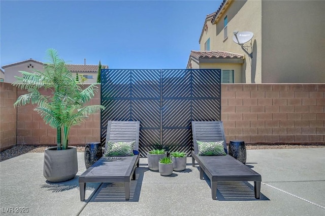 1321 Hudson Creek Pl, North Las Vegas, NV 89084 - fenced backyard featuring a patio