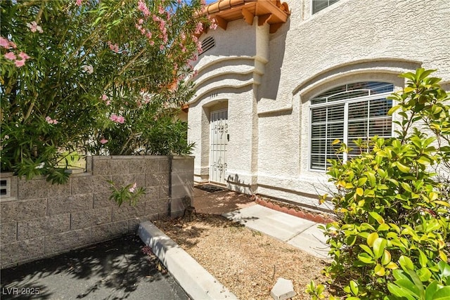 3464 Twilight Star Dr, Las Vegas, NV 89117 - property entrance with stucco siding