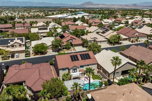 464 Beardsley Cir, Henderson, NV 89052 - aerial view of residential area featuring a mountain backdrop