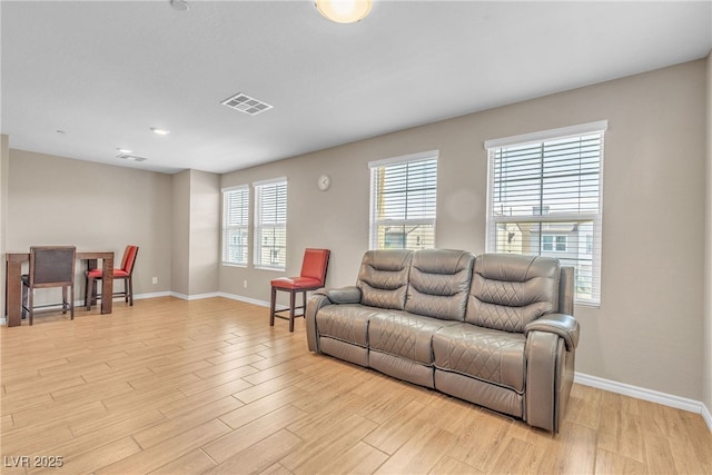 156 Campbelltown Ave, Henderson, NV 89015 - living area featuring light wood-type flooring and baseboards