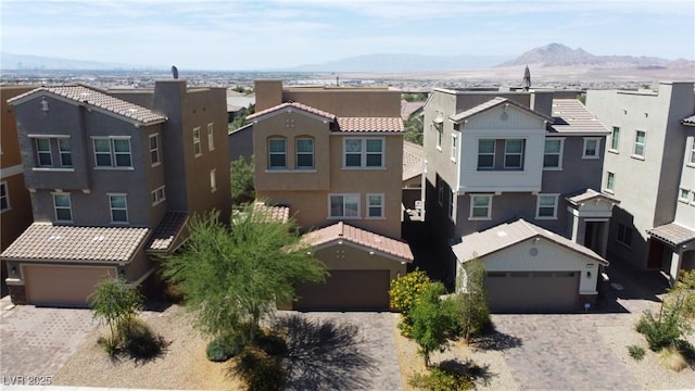 156 Campbelltown Ave, Henderson, NV 89015 - aerial view of residential area featuring a mountainous background