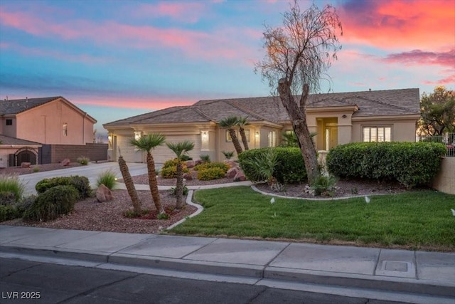 835 Market Crest Dr, Las Vegas, NV 89110 - single story home with concrete driveway, a garage, and stucco siding