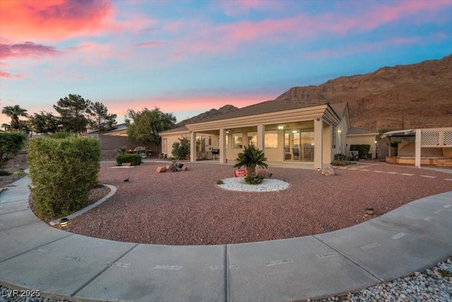 835 Market Crest Dr, Las Vegas, NV 89110 - rear view of house featuring stucco siding