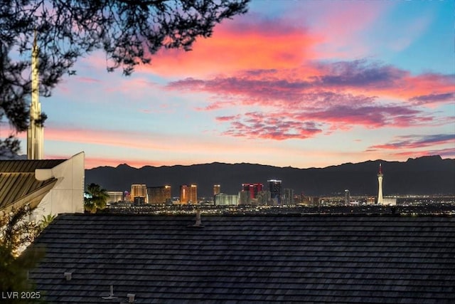 835 Market Crest Dr, Las Vegas, NV 89110 - city view featuring a mountainous background