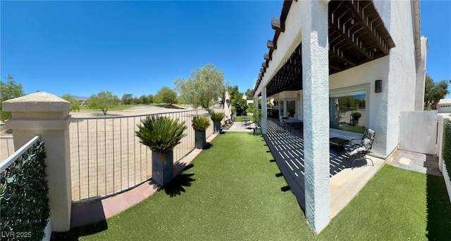 5041 Portraits Pl, Las Vegas, NV 89149 - view of yard with a patio area