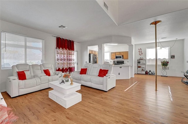 1025 Clover Tip Ct, Las Vegas, NV 89123 - living room with light wood-type flooring