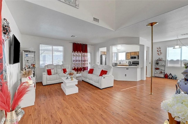 1025 Clover Tip Ct, Las Vegas, NV 89123 - living area with light wood finished floors and plenty of natural light