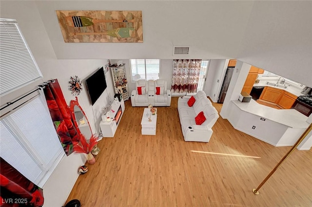 1025 Clover Tip Ct, Las Vegas, NV 89123 - living room with light wood-type flooring