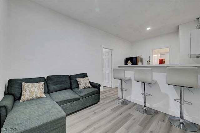 1025 Clover Tip Ct, Las Vegas, NV 89123 - living area with light wood finished floors, recessed lighting, and baseboards