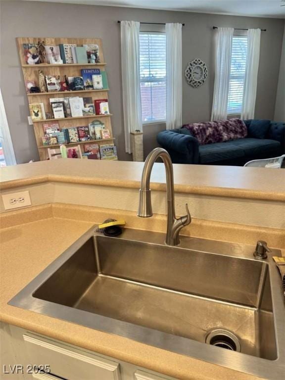 1355 Grass Creek Ave Unit 1, Henderson, NV 89012 - kitchen view of a sink and light countertops