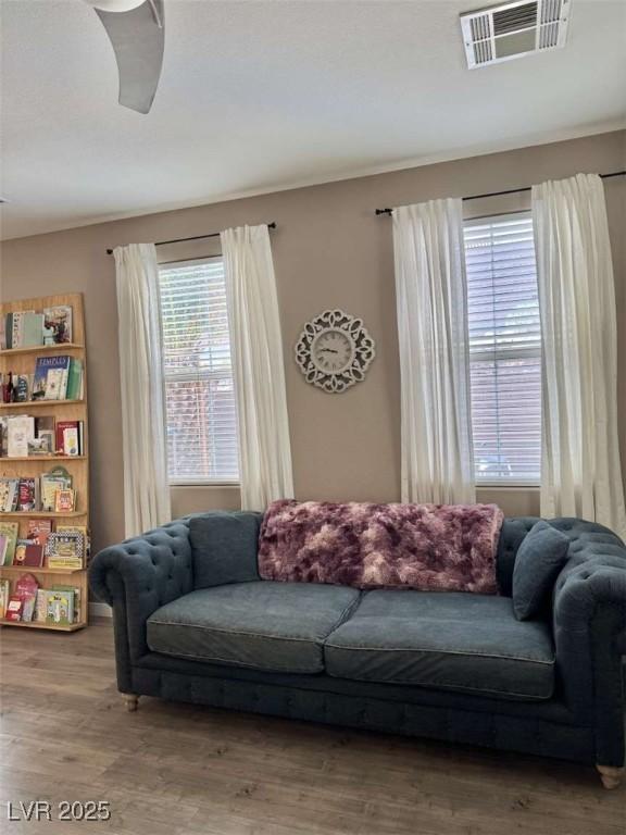 1355 Grass Creek Ave Unit 1, Henderson, NV 89012 - living area with wood finished floors