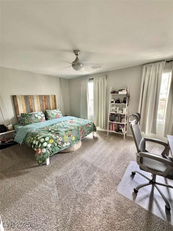 1355 Grass Creek Ave Unit 1, Henderson, NV 89012 - carpeted bedroom featuring ceiling fan