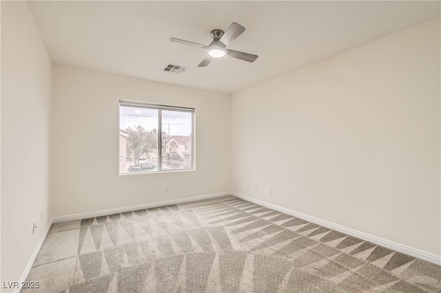 10147 Aspen Rose St Unit 101, Las Vegas, NV 89183 - unfurnished room featuring baseboards, carpet flooring, and a ceiling fan
