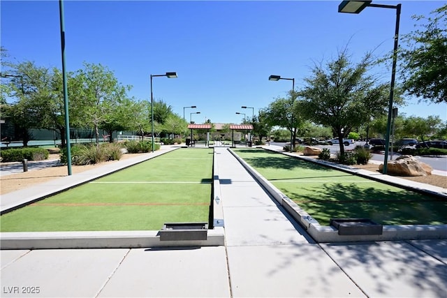 7727 Widewing Dr, North Las Vegas, NV 89084 - surrounding community with a bocce ball area