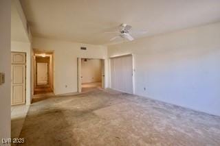 2851 S Valley View Blvd Unit 1199, Las Vegas, NV 89102 - unfurnished bedroom featuring carpet, a closet, and ceiling fan