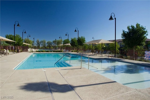 3132 Cartanda Ave, Henderson, NV 89044 - community pool featuring a patio