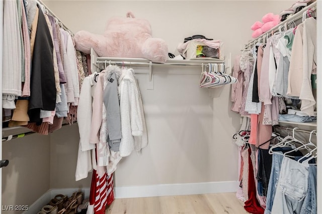 2151 Noble Perch St, Las Vegas, NV 89138 - spacious closet with wood finished floors