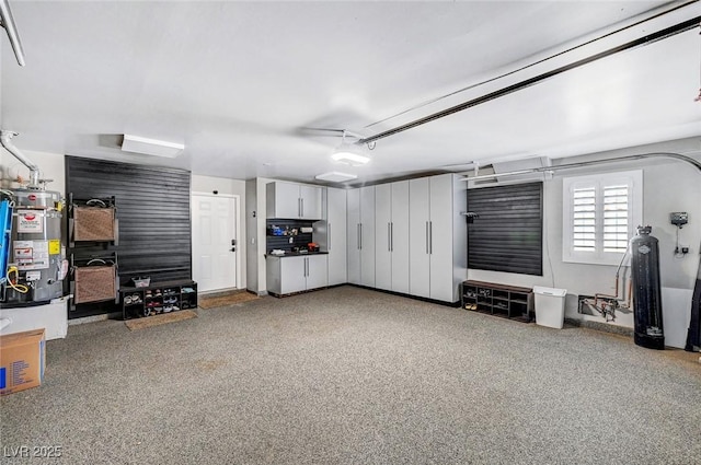 8316 Maplestar Rd, Las Vegas, NV 89128 - garage with gas water heater