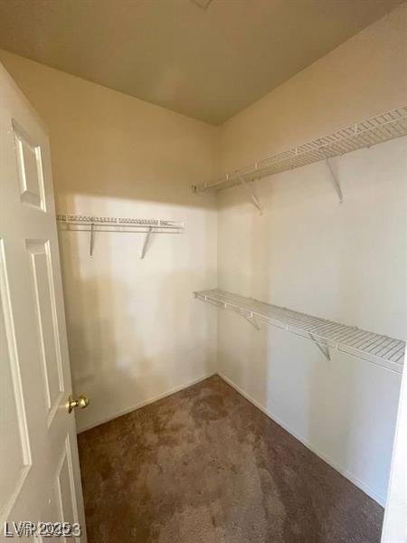 6316 Beige Bluff St Unit 201, North Las Vegas, NV 89081 - walk in closet featuring dark colored carpet