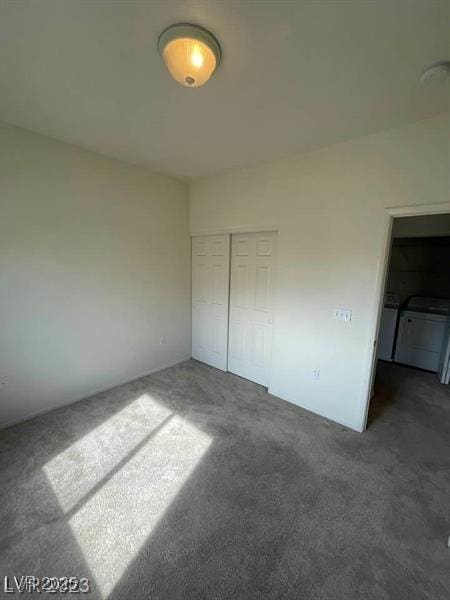 6316 Beige Bluff St Unit 201, North Las Vegas, NV 89081 - unfurnished bedroom with carpet floors and a closet